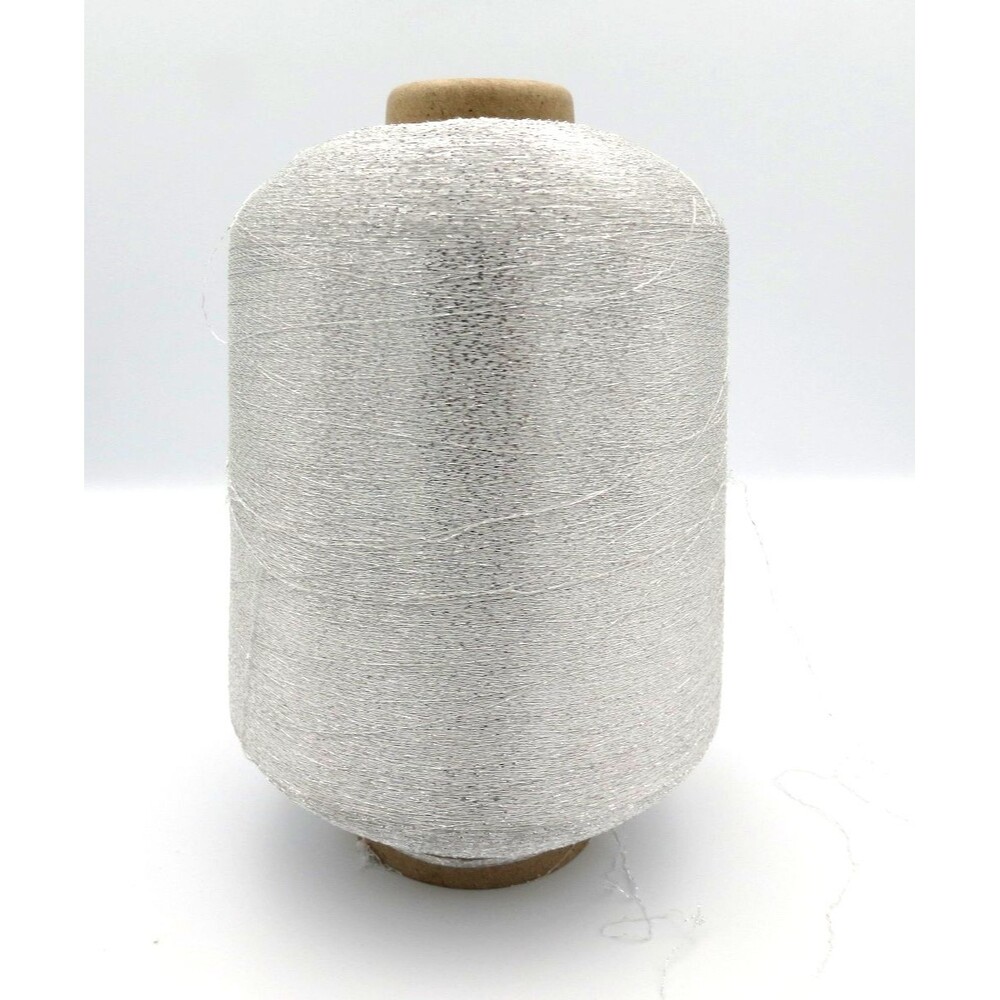 Lurex  Silver Metallic Yarn STERB251520 /20 Fine  1/168"  Ex Soft Yarn 680grs